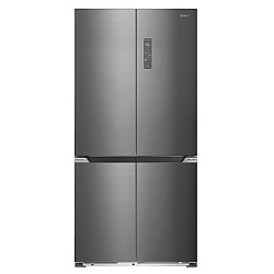 Combina frigorifica Slot-in cu 4 usi Samus S4DX-650NFE, 503 L, Full No Frost, Multi climate system, Afisaj LCD, Clasa energetica E, Capacitate congelare 8 kg/24h, H 190.2 cm, Inox/argintiu