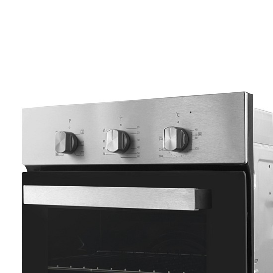 Cuptor incorporabil Samus SC456GTXV, 43 L, 6 Functii, Latime 45 cm,1900 W, Timer mecanic, Grill, Ventilator, Clasa energetica A, Inox