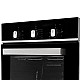 Cuptor incorporabil Samus SC457GTBV, 43 L, Latime 45 cm, 1900 W, 6 functii, Ventilator, Grill, Clasa energetica A, Timer mecanic, Negru/Inox