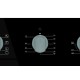 Cuptor incorporabil SC618TGV, 56 litri, Clasa A, Timer, Ventilator, Negru
