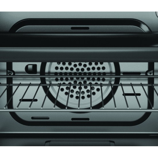 Cuptor incorporabil SC618TGV, 56 litri, Clasa A, Timer, Ventilator, Negru