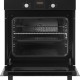 Cuptor incorporabil Samus SC639CEGV, 62 L, 6 functii, 2200 W, Clasa energetica A, Negru