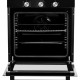 Cuptor Incorporabil Samus SC8180BGTV3D, 80 l, 8 Functii + Gatire 3D, 2500 W, Grill ellectric, Ventilator, Clasa energetica A, Timer, Negru/Inox