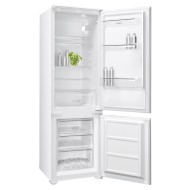 Combina Frigorifica Incorporabila Samus SCBI345E, 249 L, Clasa energetica E, Dezghetare automata la frigider, Termostat reglabil, 3 sertare la congelator, H 178 cm, Alb