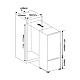 Combina Frigorifica Incorporabila Samus SCBI345E, 249 L, Clasa energetica E, Dezghetare automata la frigider, Termostat reglabil, 3 sertare la congelator, H 178 cm, Alb