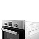 Cuptor incorporabil Samus SCE458GTXV, 1900 W, 47L, Latime 45 cm, 6 functii, Clasa energetica A, Grill, Timer, Ventilator, Gatire automata, Blocare acces copii, Negru/Inox