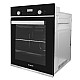 Cuptor incorporabil Samus SCE459GTBV, 1900 W, 47L, 6 functii, Latime 45 cm, Clasa energetica A, Grill, Timer, Ventilatie, Gatire automata, Blocare acces copii, Negru/Inox