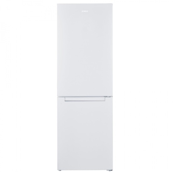 Combina frigorifica Samus SCW396NFE, 293 litri, Full No Frost, clasa E, H 185cm, usi reversibile, iluminare LED, picioare reglabile, alba