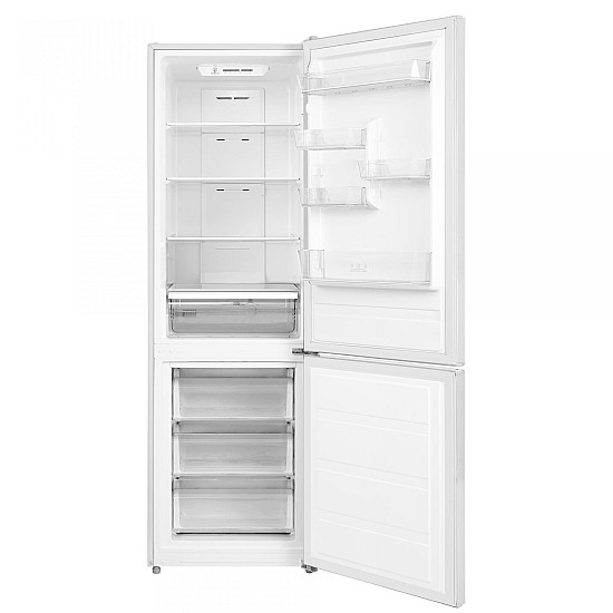 Combina frigorifica Samus SCW398NFE, 310 L, Full No Frost, Clasa energetica E, Termostat cu control electronic, 3 sertare la congelator, H 188 cm, Alb