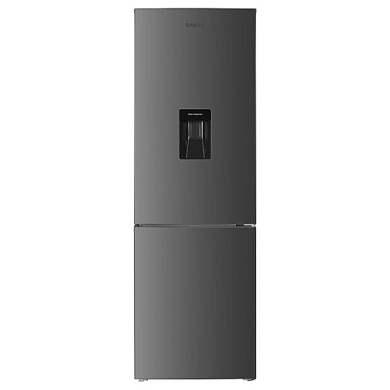 Combina Frigorifica Samus SCX396ED, 313 L, Clasa E, 3 sertare congelator, H 186 cm, Inox/Argintiu