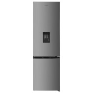 Combina Frigorifica Samus SCX506NFDE, Full No Frost, 324 l, Clasa energetica E, Termostat electronic reglabil, 3 sertare congelator, H 201 cm, Inox(laterale argintii)