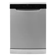Masina de spalat vase Samus SDSB612.6, 12 seturi, 6 Programe, Latime 60 cm, Clasa energetica E, Control electronic leduri, Argintiu