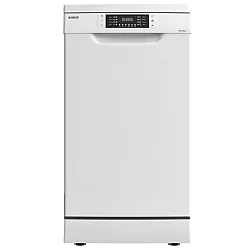 Masina de spalat vase Samus SDW410.8, 10 seturi, Latime 45 cm, 8 Programe, Clasa energetica E, Afisaj electronic, Alb