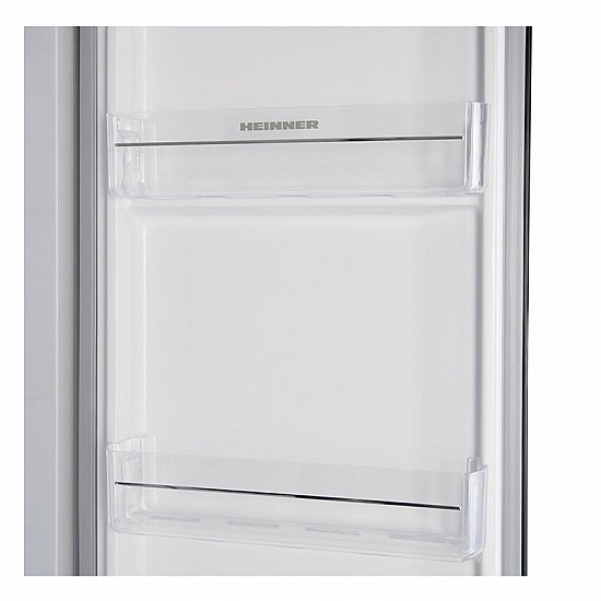 Frigider side by side Heinner HSBS-H442NFGWHE++, 442 l, Total NoFrost, Display, Clasa E, H 177 cm, Sticla alba