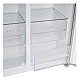 Frigider side by side Heinner HSBS-H442NFGWHE++, 442 l, Total NoFrost, Display, Clasa E, H 177 cm, Sticla alba