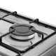 Aragaz Samus SM 450BXS, 4 Arzătoare, Siguranță plită + cuptor, Geam dublu la cuptor, Cuptor gaz, Argintiu