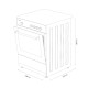 Aragaz Samus SM 450BXS, 4 Arzătoare, Siguranță plită + cuptor, Geam dublu la cuptor, Cuptor gaz, Argintiu