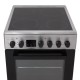 Aragaz Samus SM564VTE INOX, Electric, 4 arzatoare, 10 functii cuptor, grill, convectie 3D, timer digital, lumina interioara, inox