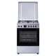 Aragaz Samus SM663AENS1 INOX, 4 arzatoare gaz, cuptor electric, 56 L, 7 functii, Ventilator, Grill, Timer digital, Inox