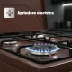 Aragaz Samus SM664MBS, 4 arzatoare, cuptor pe gaz, 60 cm, timer, capac metalic, Maro