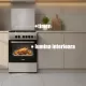 Aragaz Samus SM664XPGS1, 4 arzatoare gaz, cuptor gaz, aprindere electrica plita, timer, grill, sigurante plita si cuptor, Inox/laterale argintii