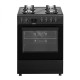Aragaz Samus SM665AENS ANTHRACIT, 4 Arzătoare Gaz, Cuptor Electric cu 10 Funcții, Clasa A, Aprindere Electrică, 56 L, 60 cm, Antracit