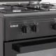 Aragaz Samus SM667APGS ANTHRACIT, 4 arzătoare pe gaz, 1 arzător WOK, Cuptor pe gaz, 55 L, Grill, Aprindere electrică, Timer mecanic, Antracit