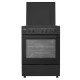 Aragaz Samus SM667APGS ANTHRACIT, 4 arzătoare pe gaz, 1 arzător WOK, Cuptor pe gaz, 55 L, Grill, Aprindere electrică, Timer mecanic, Antracit