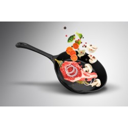 Tigaie fonta pura 25.5 x 4.5 cm, Cooking by Heinner