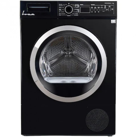 Uscator de rufe Fram FHPD-V8T2BKA++, Pompa de caldura, 8 kg, Clasa A++, Display LED, Iluminare cuva, Start intarziat, Anti-sifonare, Negru