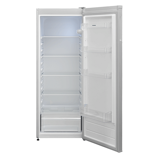 Frigider cu o usa Heinner HF-V255SE++, 255 l, Clasa E, Control mecanic, Iluminare LED, H 145.5 cm, Argintiu