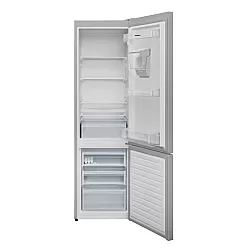 Combina frigorifica Heinner HC-V288SWDE++, 288 l, Less Frost, Clasa E, Dozator apa, Control mecanic, Iluminat LED, H 180 cm, Argintiu