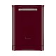 Masina de spalat vase Fram FDW-VRR606BDE++, 12 seturi, 6 programe, Clasa E, Display LED, Pornire intarziata, Aquastop, 60 cm, Visiniu