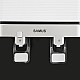 Dozator de apa cu compresor Samus WDST-251CW, Putere incalzire apa 500 W, Putere racire apa 85 W, Bidon 11/19 L, Dulap de depozitare, Siguranta copii, Alb