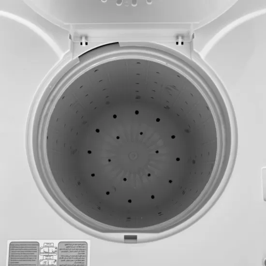Masina de spalat rufe semiautomata Albatros WMS12.3, Volum cuva de spalare max 100 l, Cantitatea de rufe uscate 12 kg, Cantitatea de rufe la stoarcere 7 kg, Alb