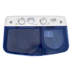 Masina de spalat rufe semiautomata Albatros WMS 5.3, Capacitate rufe uscate 5 Kg, Capacitate rufe storcere 2.5 Kg, Alb/Albastru