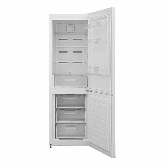 Combină frigorifică Heinner HCNF-V291E++, No Frost Multicooling, 294 l, Clasa E, Freezer Shield, H 186 cm, Alb