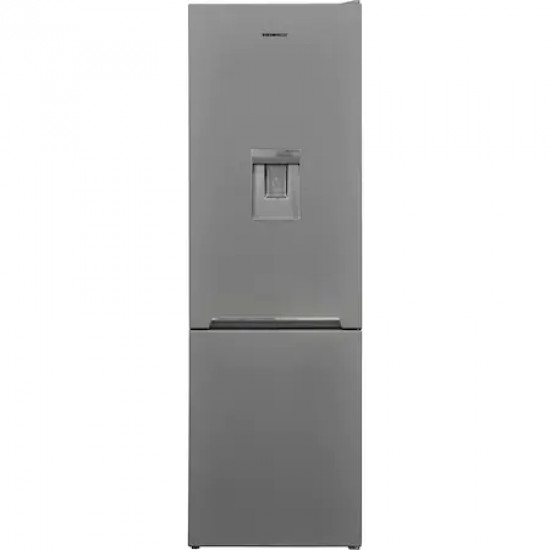 Combina frigorifica Heinner HC-V270SWDF+, 268l, Super congelare, Dozator de apa, Clasa F, H 170 cm, Argintiu