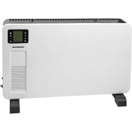 Convector electric Heinner HCVH-Y2300D, 2300 W, display LCD, timer, termostat reglabil, protectie supraincalzire, alb