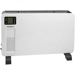Convector electric Heinner HCVH-Y2300D, 2300 W, display LCD, timer, termostat reglabil, protectie supraincalzire, alb
