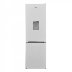Combina frigorifica Heinner HC-V2701WDE++, 268 l, Less Frost, Clasa E, Dozator apa, Control mecanic, Iluminat LED, H 170 cm, Alb
