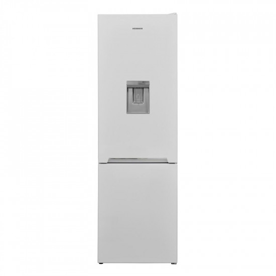 Combina frigorifica Heinner HC-V2701WDE++, 268 l, Less Frost, Clasa E, Dozator apa, Control mecanic, Iluminat LED, H 170 cm, Alb