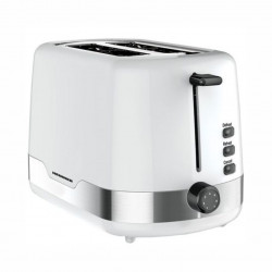 Prajitor de paine Heinner HTP-850WHSS, 850 W, 7 nivele de rumenire, 3 functii, Alb/Inox