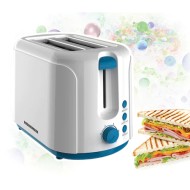 Prajitor de Paine Heinner Charm, 750W, 6 setari, Alb/Albastru