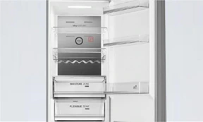 Combină frigorifică Toshiba GR RB449WEPMJ cu tehnologia pure bio + alloy cooling