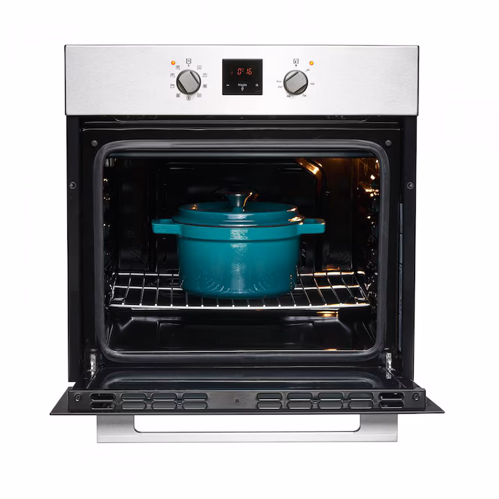 Cuptor incorporabil Heinner HBO-V659GCD-IX, 65 l, 9 functii, Multifunctional, Grill, Ventilatie, Timer, Display touch, Clasa A, Inox