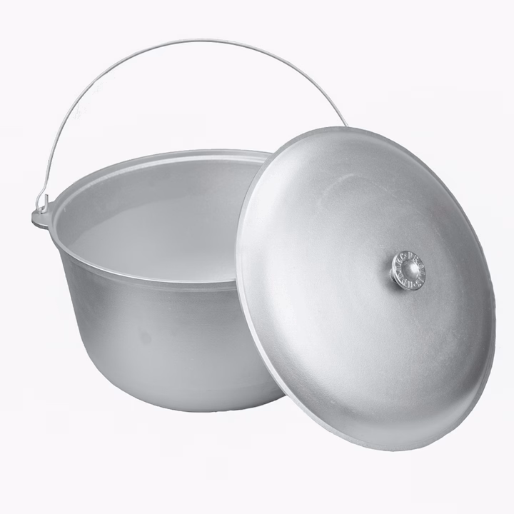 Ceaun aluminiu turnat 10l cu capac