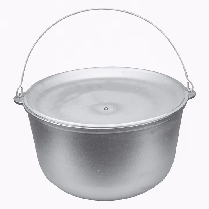 Ceaun aluminiu turnat 10l cu capac