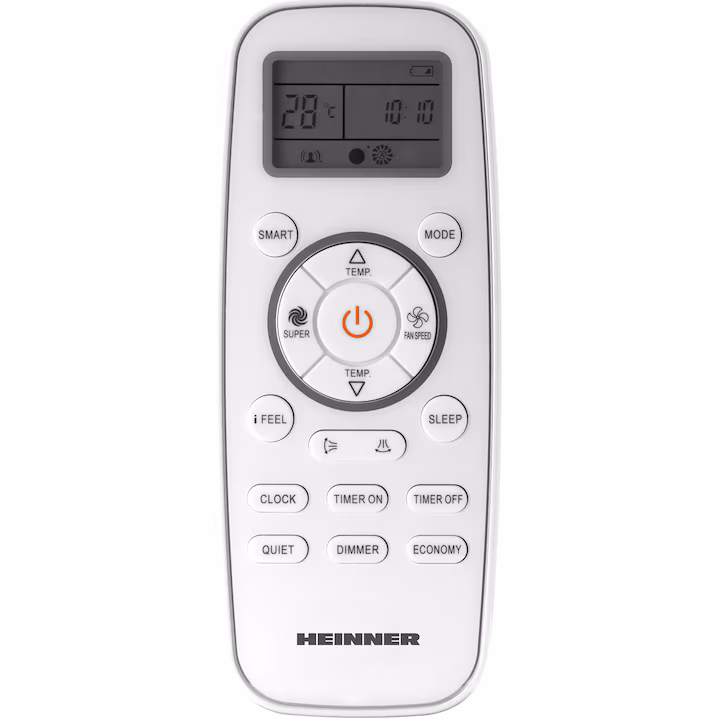 Aparat de aer conditionat Heinner 12000 BTU Wi-Fi, Clasa A++, functie iFeel, HAC-HS12WIFI++, Alb