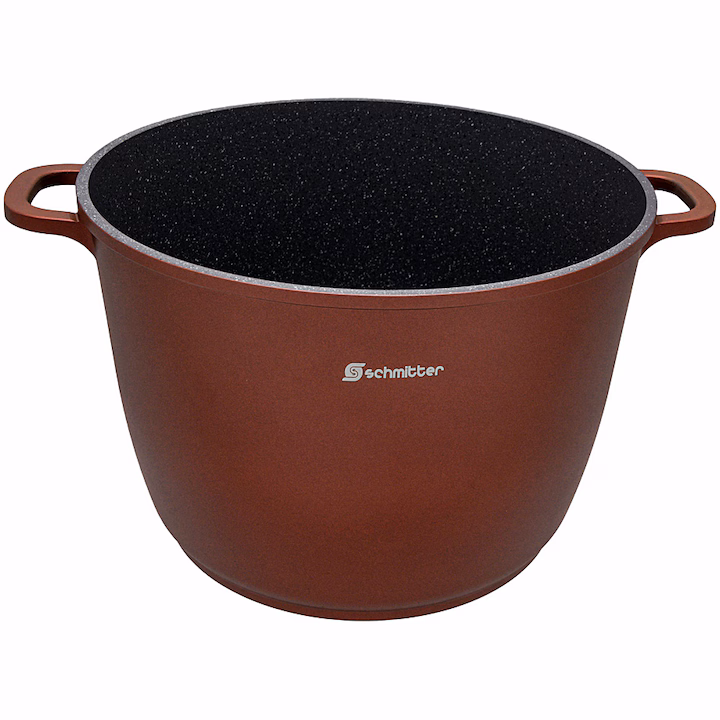 Oala inalta cu capac Schmitter, ceramica, 24 cm, 7 L